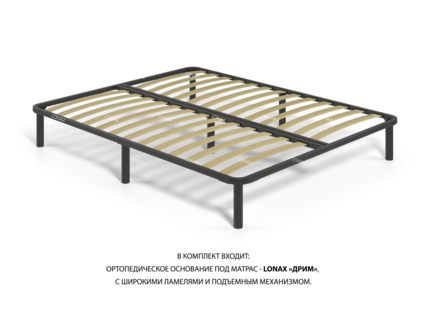 Кровать Lonax Алегра велюр Dolly-8 (с подъемным механизмом) 160х200