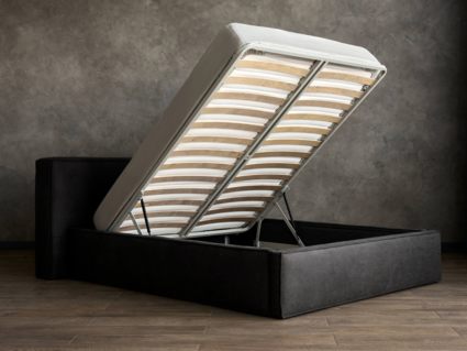 Кровать Сонум Europa Рогожка Мокко (с подъемным механизмом) 120х190