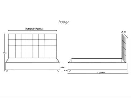Кровать Димакс Нордо Агат