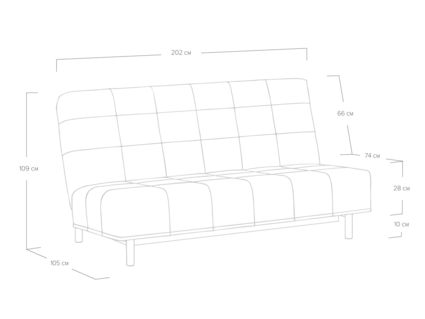 Диван Сонум Liberty box Микровелюр оливковый Длина 202 см