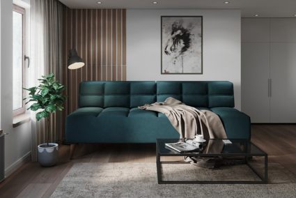 Диван Арско Нельсон трехместный океан Длина 195 см