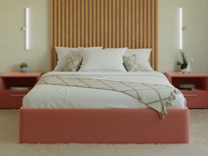 Кровать Lonax Белла велюр Dolly-8 (с основанием)