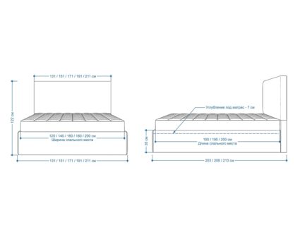 Кровать Lonax Фелиса велюр Dolly-13 (с подъемным механизмом)