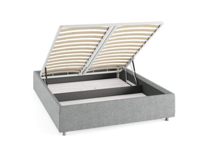 Кровать Сонум Scandinavia Экокожа Белая (с подъемным механизмом)