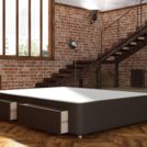 Кровать Mr.Mattress Site Box экокожа Brown 140х195