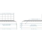 Кровать Lonax Адель велюр Dolly-2 (с подъемным механизмом) 140х200