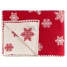 Плед Tkano New Year Essential Fluffy snowflakes 130х180