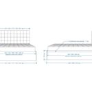 Кровать Lonax Аврора велюр Dolly-17 (с основанием) 120х200