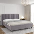 Кровать Sontelle Style Skordia Malta grey с подъемным механизмом 140х200