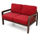 Диван Арско Бергер Мини двухместный красный